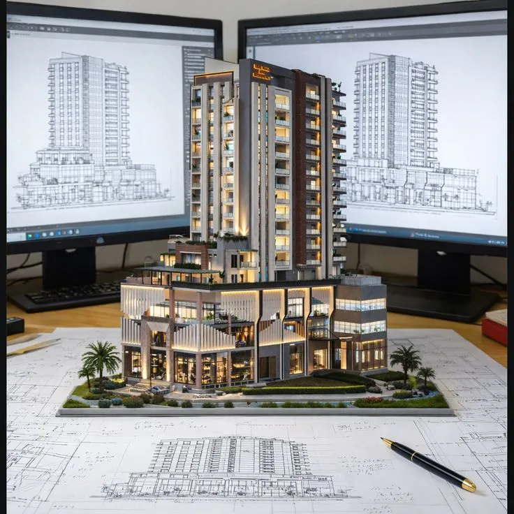 Architectural scale model printing services in Vizag