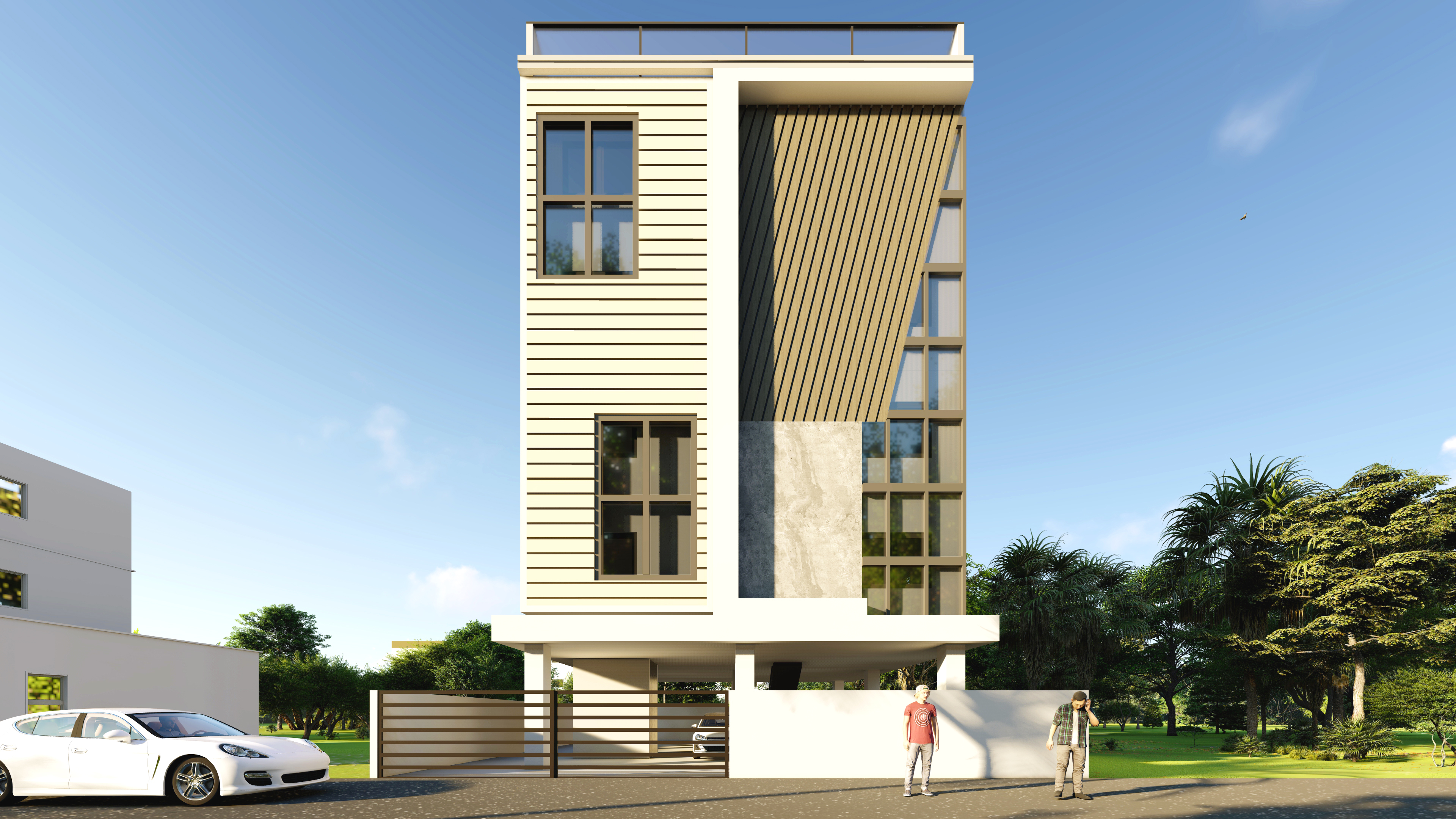 3D Exterior Elevation