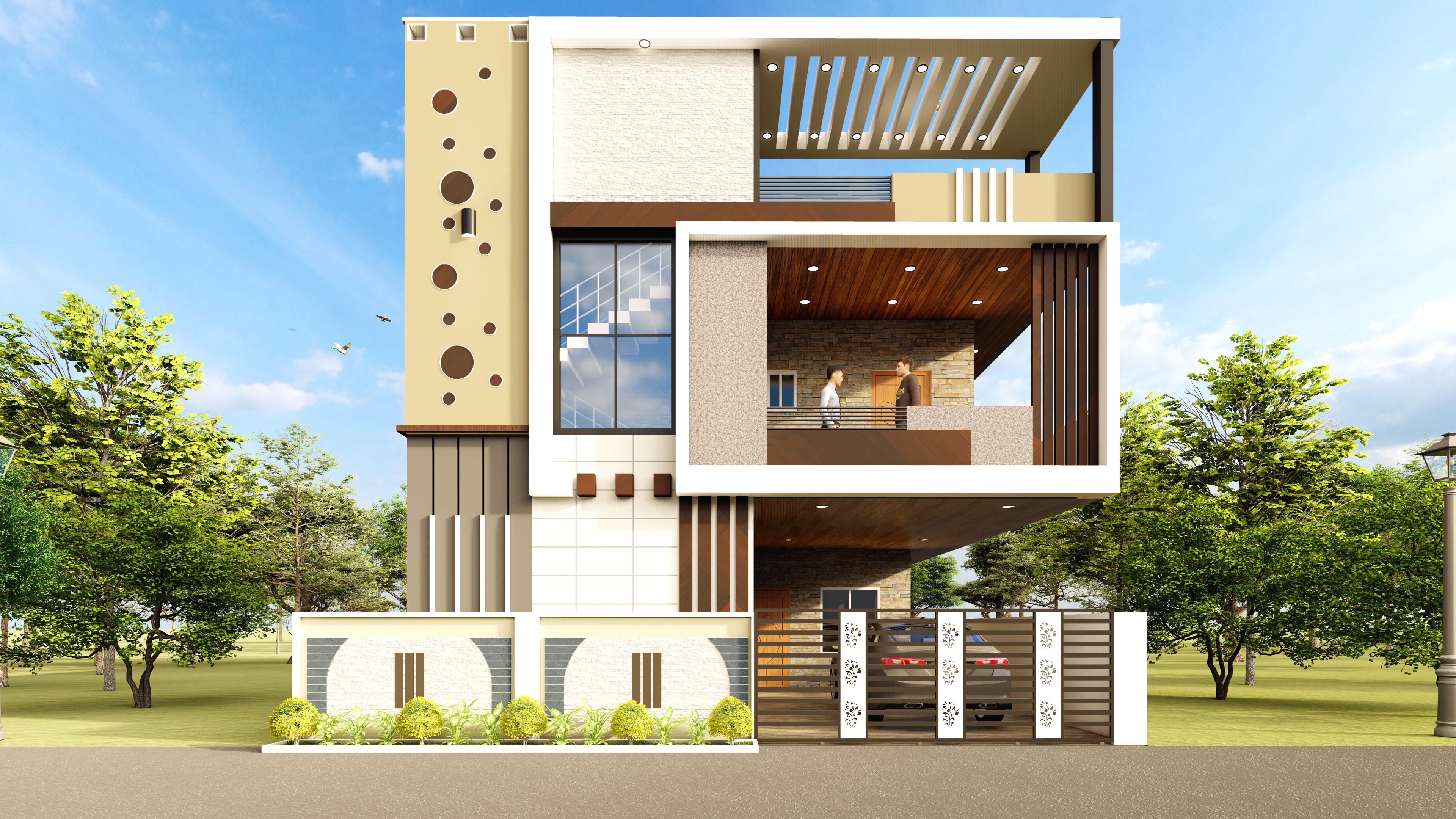 3D Exterior Elevation