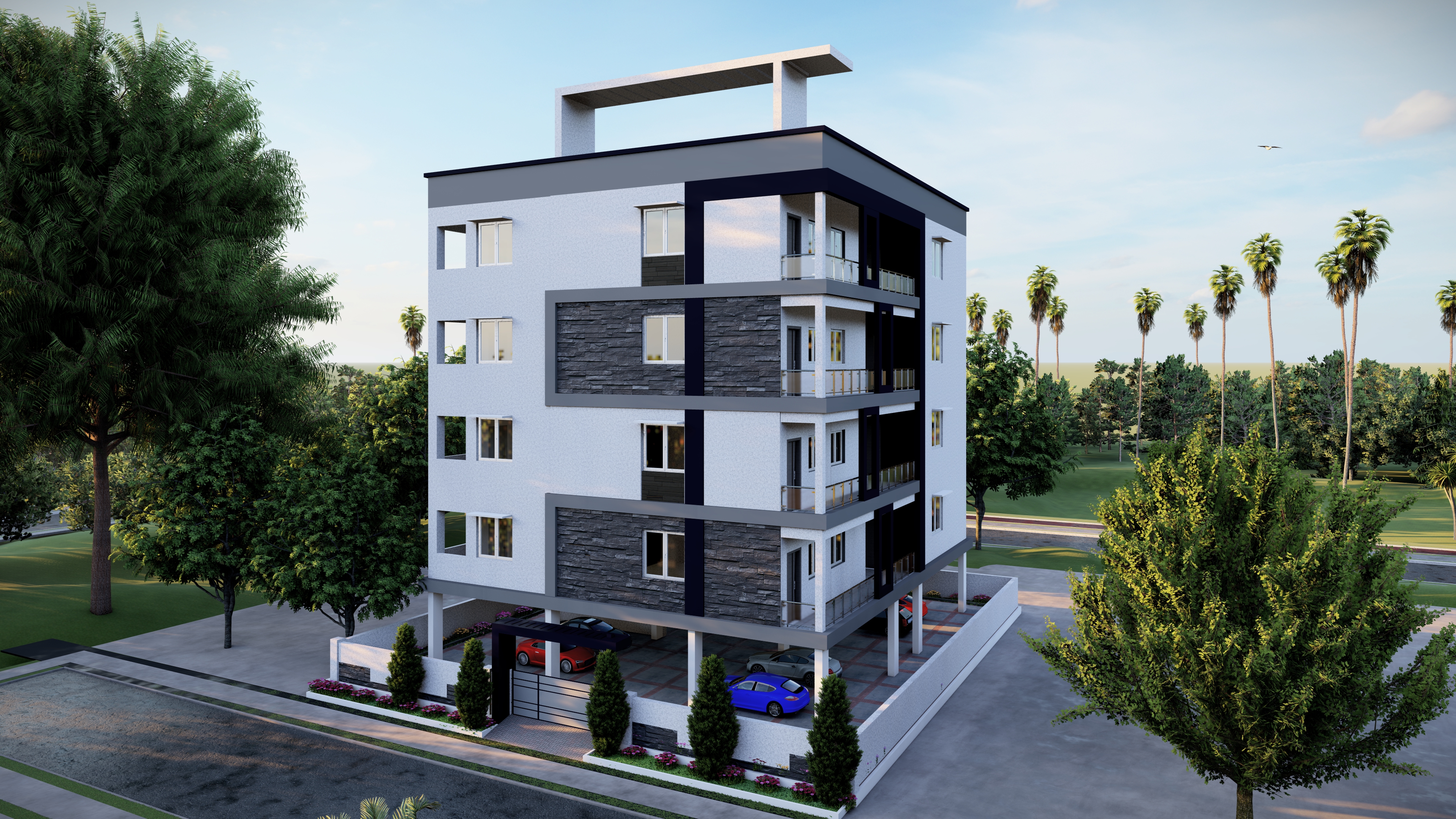 3D Exterior Elevation