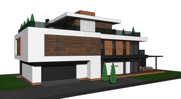 3D Exterior Elevation