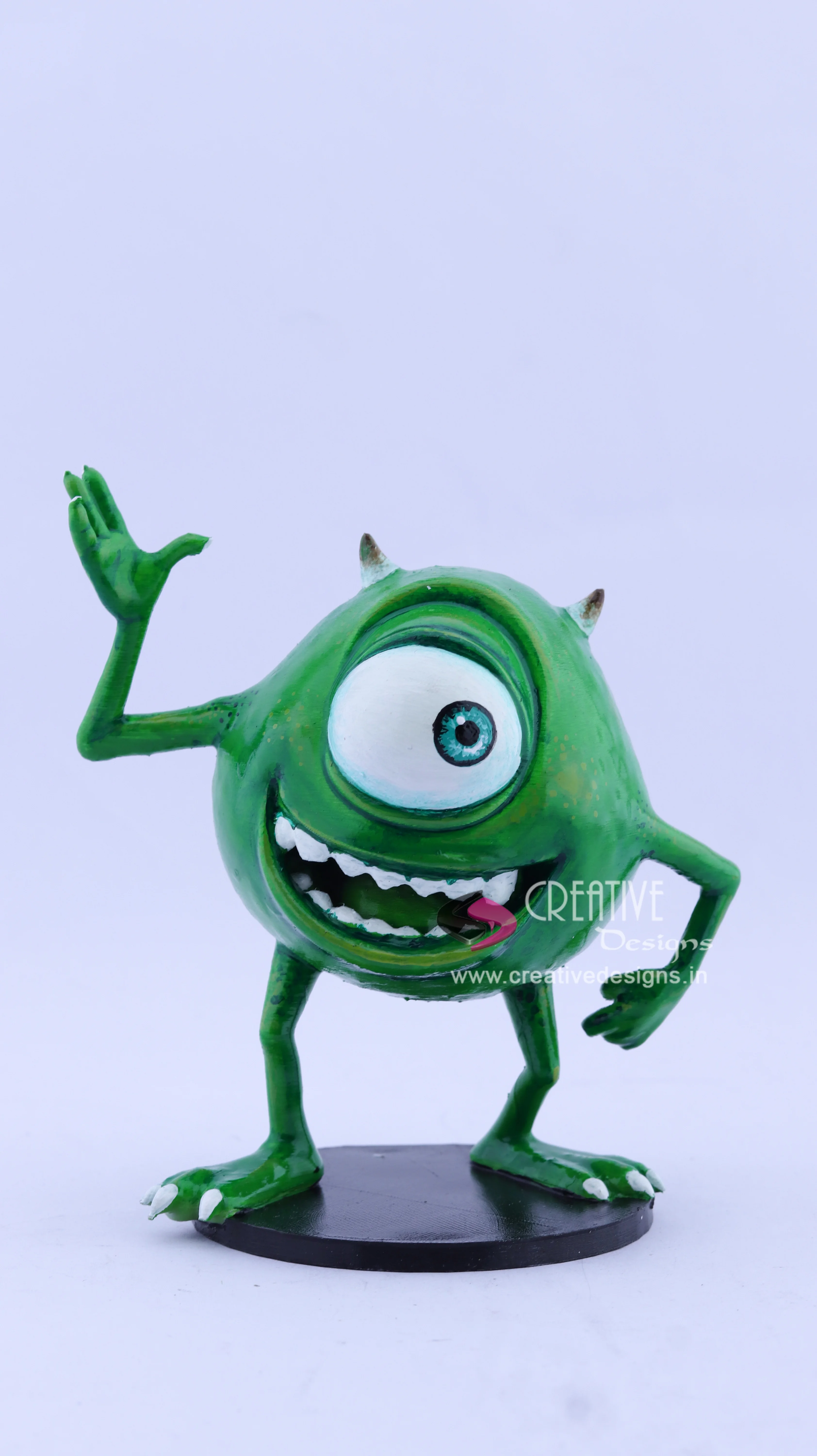 mike-wazowski-movie-character-3d-printed-miniature-vizag
